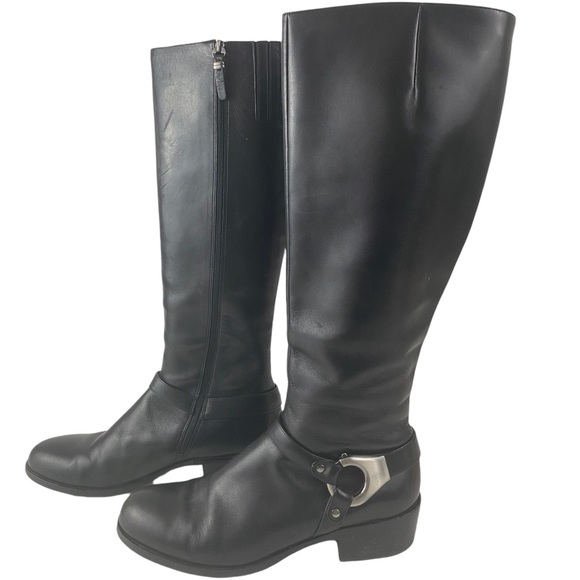 VIA SPIGA Kacey  Leather Riding Boots - Picture 4 of 10